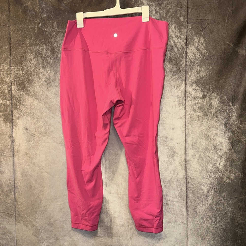 lululemon Align High Rise Pant 25” Sonic Pink | Size 18